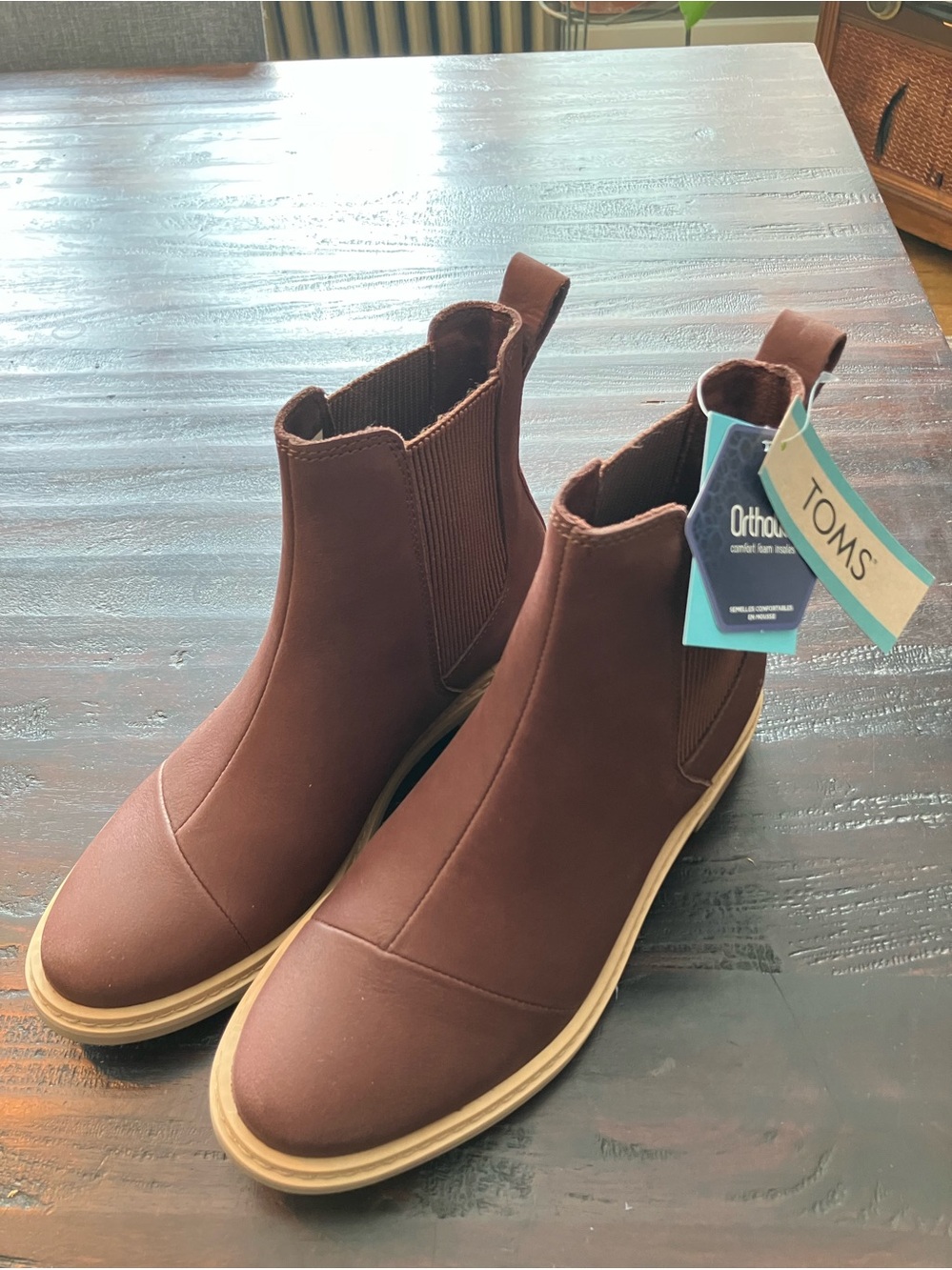 TOMS Women’s Brown Chelsea Boots - Charlie